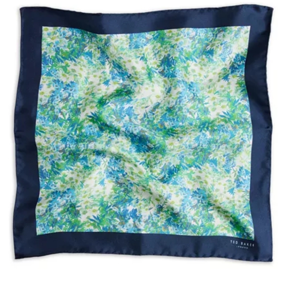 Ted Baker Lamone Dense Floral Pocket Square